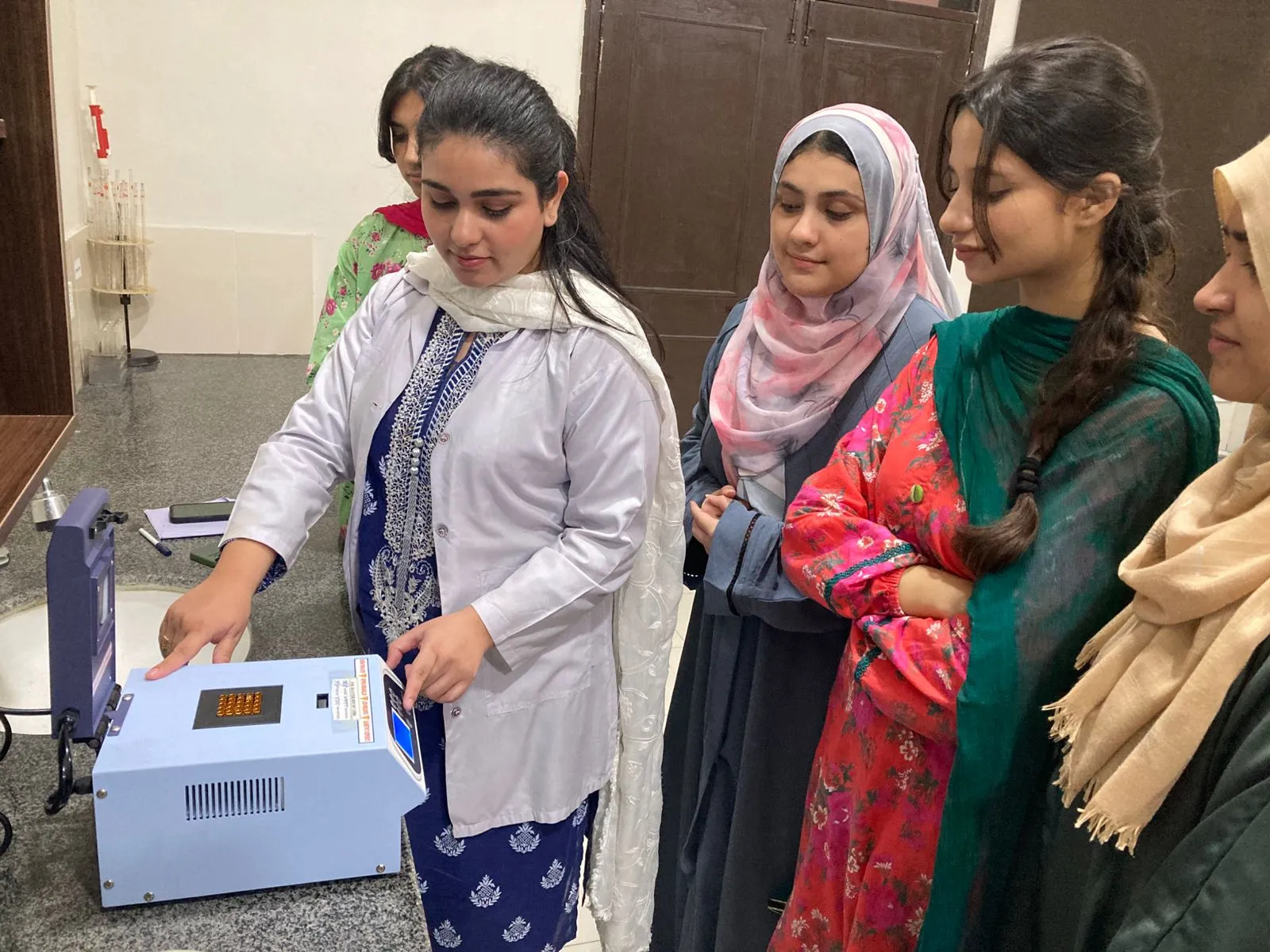 MBBS students taking part in a practical class at RMDC